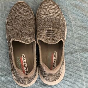 Skechers Gray Casual Slip-On Sneakers